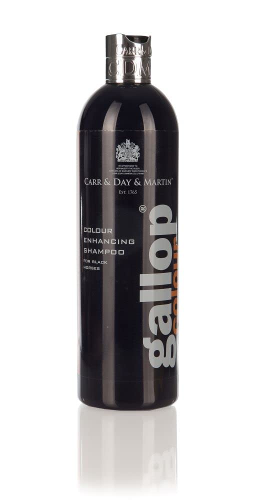 Carr Day Martin Gallop Colour Black 500ml Cleans and Intensifies Natural Coat Color and Sheen.