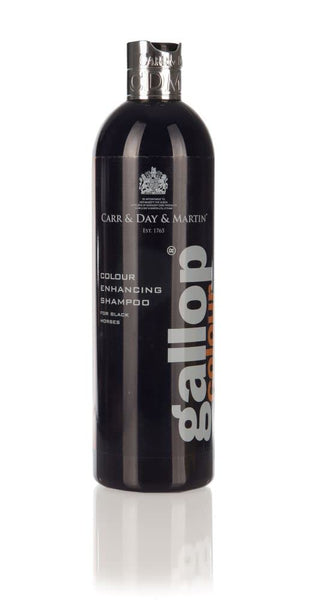 Carr Day Martin Gallop Colour Black 500ml Cleans and Intensifies Natural Coat Color and Sheen.