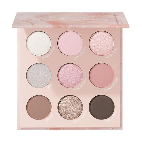 ColourPop Petals En Pointe Shadow Palette - Everyday Neutral Palette with Metallic and Matte Finishes - High-Pigment Makeup with a Long-Wearing Formula (0.3 oz)