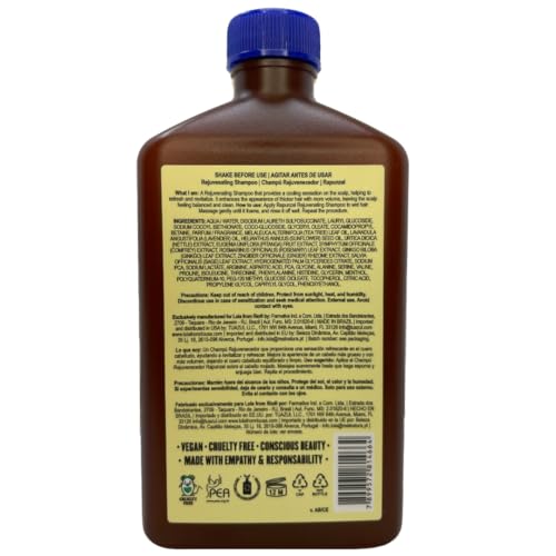 Lola From Rio – Rapunzel Rejuvenating Shampoo – Nourishing & Strengthening Shampoo for Fine, Thinning Hair – Supports Scalp & Hair Vitality – Sulfate-Free & Hydrating – 8.45 fl oz