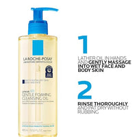 Thumbnail for La Roche-Posay Lipikar AP+ Gentle Foaming Cleansing Oil, Gentle Oil Cleanser for Face and Body Formulated with Niacinamide, Long-Lasting 24-hour Hydration, Fragrance-Free & Soap Free