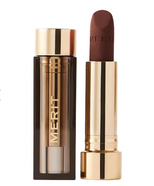 Merit Signature Lip Lightweight Matte Lipstick - 0.10 oz / 3 g (Equestrian (warm brown), standard)