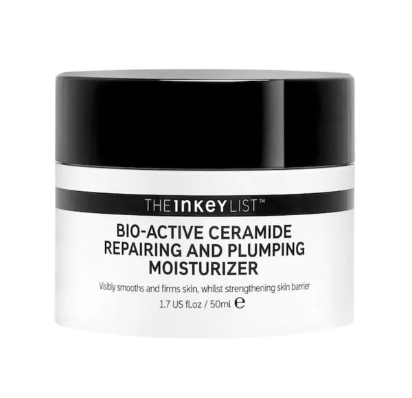 The INKEY List Bio-Active Ceramide Repairing and Plumping Moisturizer, 1.7 Fl Oz (Pack of 1), White