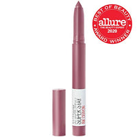 Thumbnail for Maybelline Super Stay Ink Crayon Lipstick Makeup, Precision Tip Matte Lip Crayon with Built-in Sharpener, Longwear Up To 8Hrs, Stay Exceptional, Purple Beige, 1 Count
