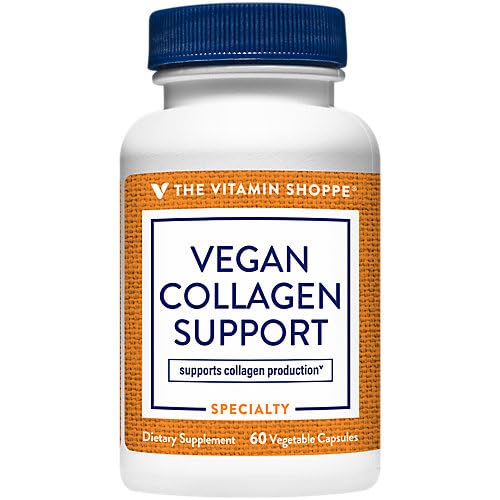 Vegan Collagen Support with Dermaval a" Supports Collagen Production (60 Vegetable Capsules)