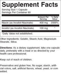 Thumbnail for Nature's Blend Niacin No Flush 400 mg 60 Capsules