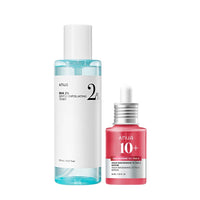 Thumbnail for Anua 2% BHA + 10% Niacinamide Skin Booster Duo - 10% Niacinamide + 4% Tranexamic Acid Serum for Dull Skin, Gentle Exfoliating Toner, Salicylic Acid, for pore Control, Korean Skincare set