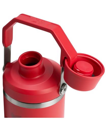 Stanley IceFlow 2.0 Fast Flow Tumbler with Handle 30 oz | Twist On Angled Spout Lid | Leakproof Water Bottle | Insulated Stainless Steel | BPA-Free | Chili Red