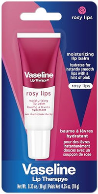 Thumbnail for Vaseline Lip Therapy Rosy Lips Moisturizing Lip Balm - Twin Pack (2-Pack)