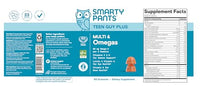 Thumbnail for SmartyPants Teen Guy Multivitamin Gummies, Omega 3 (DHA/EPA), Vitamin D3, C, Vitamin B12, B6, A, K & Zinc, Folate, Gluten Free, Fruit Flavor, 60 Count (30 Day Supply)