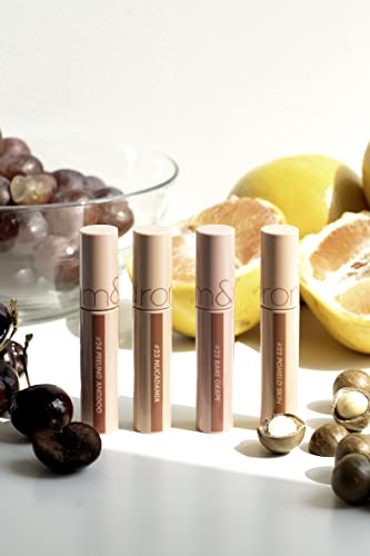rom&nd Juicy Lasting Tint #23 Nucadamia - K-Beauty Nudy Red Brown Lip Stain for Pure Bare Juicy Glossy Finish | Hydrating, Long-Lasting & Fruit-Inspired Korean Lip Tint