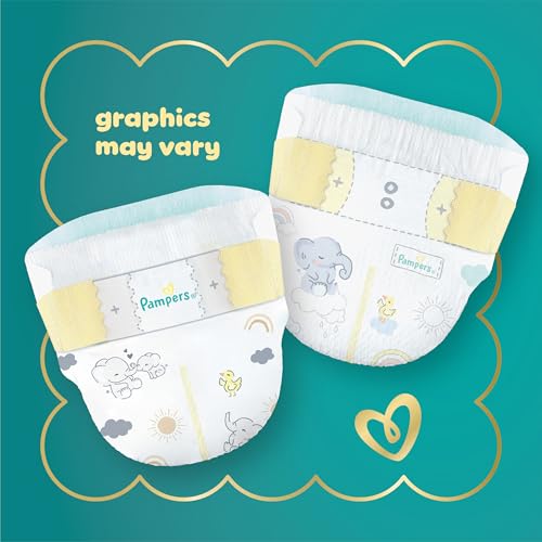 Pampers Swaddlers Diapers, Size 6 (23-44 lbs), 108 Count, Absorbent, Keeps Baby Dry and Comfortable, Skin Safe Disposable Baby Diaper (Packaging May Vary)