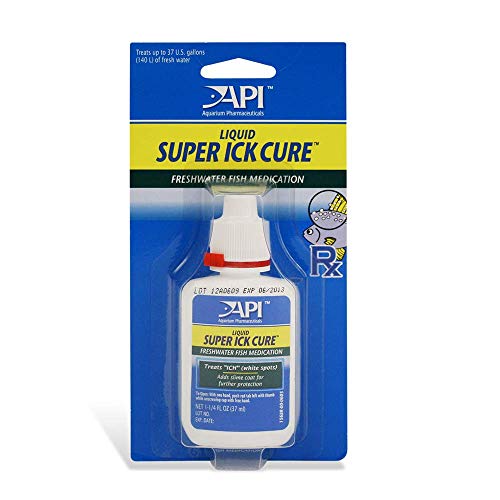 API LIQUID SUPER ICK CURE Freshwater and Saltwater Fish Medication Bottle, 1.7 oz (12A)