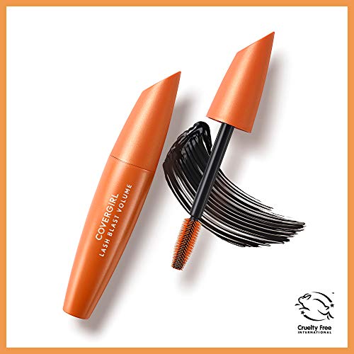 CoverGirl Lash Blast Volume Waterproof Mascara Makeup, Long-Wearing, Smudge-Proof, Cruelty Free, Very Black, 1 Count
