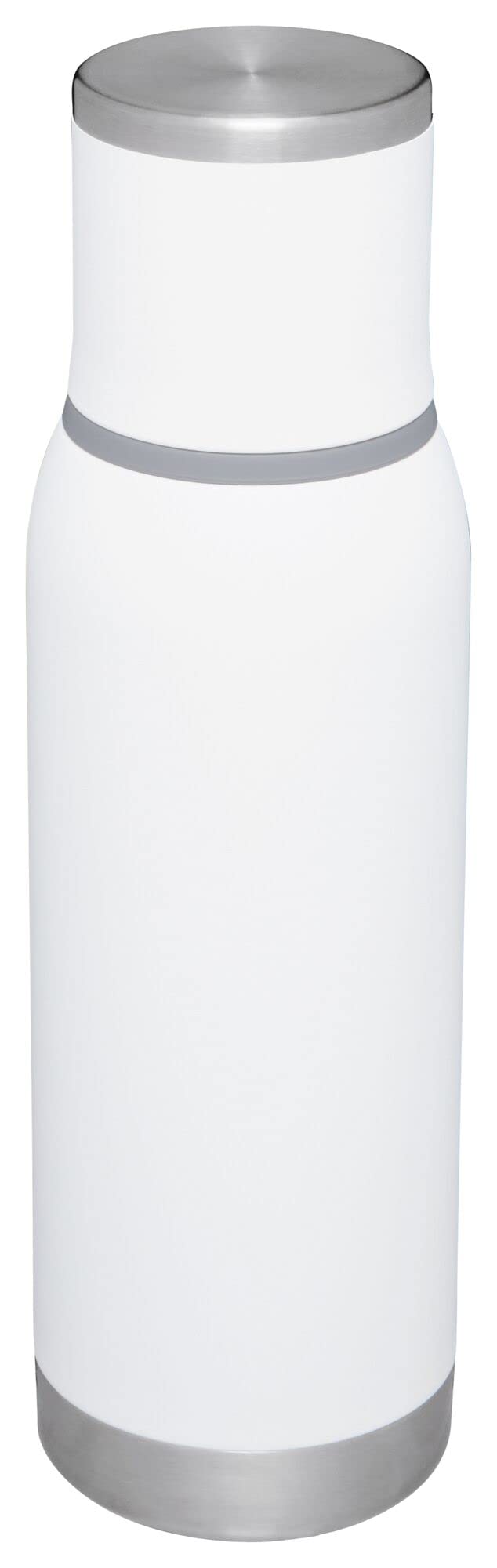 Stanley Adventure-To-Go Vacuum Bottle 25 oz | Wide Mouth with Leakproof Cup Lid | Keep Drinks Hot or Cold | Packable for Travel | Insulated Stainless Steel Thermal Bottle | BPA-Free | Polar