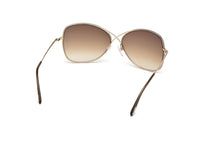 Thumbnail for Tom Ford Butterfly Sunglasses TF250 Colette 28F Rose Gold FT0250
