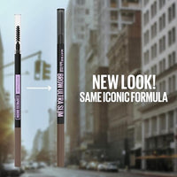 Thumbnail for Maybelline Express Brow Ultra Slim Eyebrow Makeup, Brow Pencil with Precision Tip and Spoolie for Defined Eyebrows, Ash Brown (Packaging May Vary)