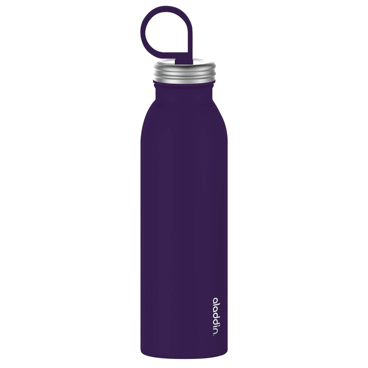 Aladdin Chilled Thermavac Stainless Steel Water Bottle 0.55L Violet Purple â€“ Insulated Metal Water Bottle - Keeps Cold for 9 Hours - BPA-Free Thermos Flask - Leakproof - Dishwasher Safe