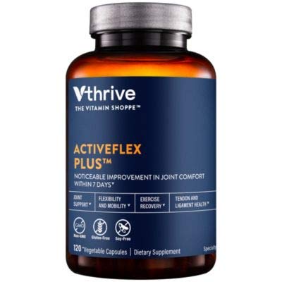 Activeflex Plus Joint Support for Flexibility Mobility, Supports Exercise Recovery, 120 Vegetable Capsules by Vthrive