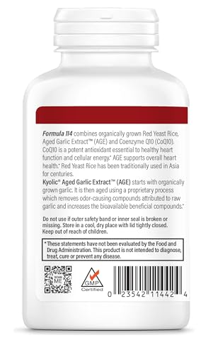 Kyolic Aged Garlic Extract Formula 114, Red Rice Yeast & Coq10, 150 Capsules