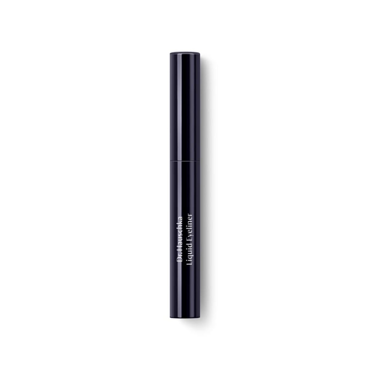 Dr. Hauschka Liquid Eyeliner 01, Black, Natural, Mineral, Winged, Cat-Eye, Water Resistant, Long-lasting, 0.14 fl oz