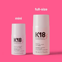 Thumbnail for K18 Leave-In Molecular Repair Hair Mask, Patented, Lasting Repair For Dry, Frizzy, Damaged Hair, Reverse Damage In 4 Minutes From Bleach, Color, Chemical Services + Heat
