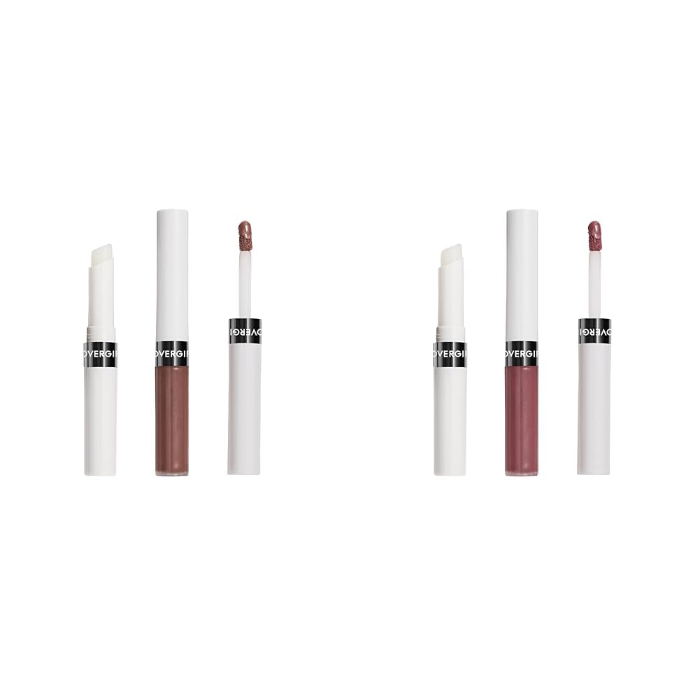 COVERGIRL Outlast All-Day Lip Color with Topcoat, Lipstick, Pack of 1 Outlast All-Day Custom Nudes Universal Nude Lip Color