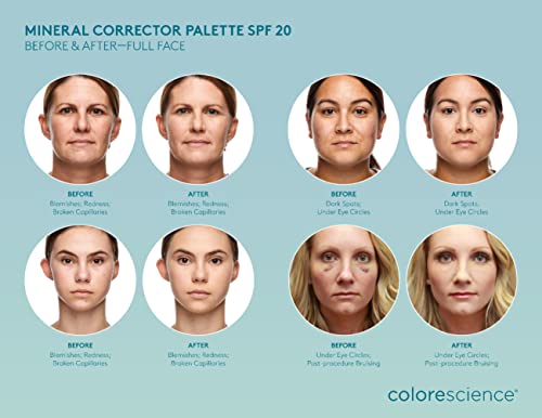 Colorescience Mineral Corrector Palette SPF 20 , 1 Count (Pack of 1)