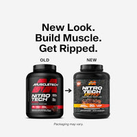 Thumbnail for Muscletech Whey Protein Powder (Chocolate Fudge Brownie, 4LB) - Nitro-Tech Ripped Whey Protein Isolate & Peptides Smoothie Mix for Lean Muscle - 30g of Whey Protein for Women & Men, Packaging May Vary