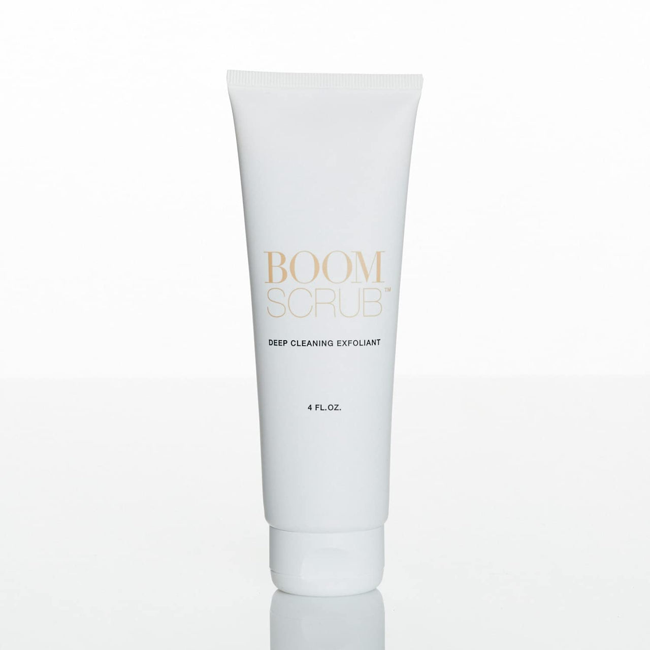 BOOM! BEAUTY Boom Scrub - Deep Cleaning Face Exfoliant for Tighter and Less Visible Pores - Daily Face Cleanser Safe for Sensitive, Mature Skin - 4 oz