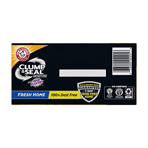 Arm & Hammer Clump & Seal Cat Litter, Fresh Home Scent 28lb