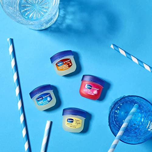 Vaseline Lip Therapy 6-Pack – Mini Lip Balm for Healing Dry Lips, Travel-Size Petroleum Jelly Lip Care, Premium Gift Set, 0.25 Oz Each