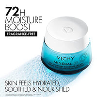 Thumbnail for VICHY Mineral 89 Fragrance Free Cream, 72H Moisture Boosting Lightweight Cream, Hydrating Face Moisturizer with Hyaluronic Acid and Niacinamide, Suitable for All Skin Types