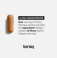 Thumbnail for Toniiq Fadogia Agrestis - Ultra High Potency 30:1 Extract - 1200mg Per Serving - Highly Concentrated - Third-Party Lab Tested - 120 Capsules