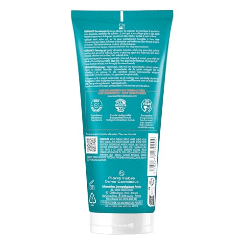 Avène Cleanance Cleansing Gel Soap Free Cleanser for Acne Prone, Oily, Face & Body, 6.7 Oz
