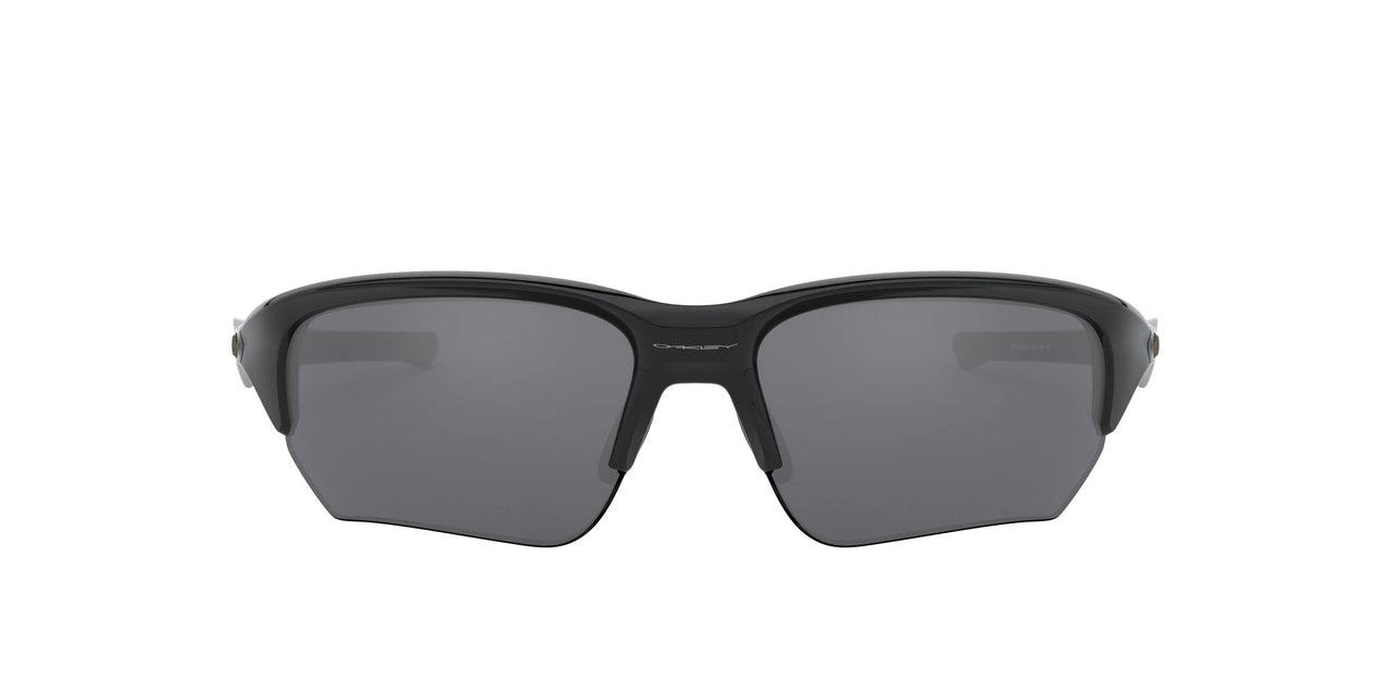 Oakley Men's Flak Beta 0OO9363 Non-polarized Iridium Rectangular Sunglasses, POLISHED BLACK, 64.03 mm