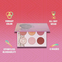 Thumbnail for Juvia's Place Palette Blushed Rose - Rosy, Pinks, Rose-Gold, Shades of 6, Professional Eye Makeup, Pigmented Makeup Palette