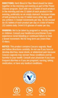 Thumbnail for The Vitamin Shoppe AM/PM Power Cleanse - A Unique Blend of Herbs & Fibers for Digestive Health & Regularity - No Fasting - 1 Kit with 120 Tablets for Each Day & Night Set (240 Tablets)
