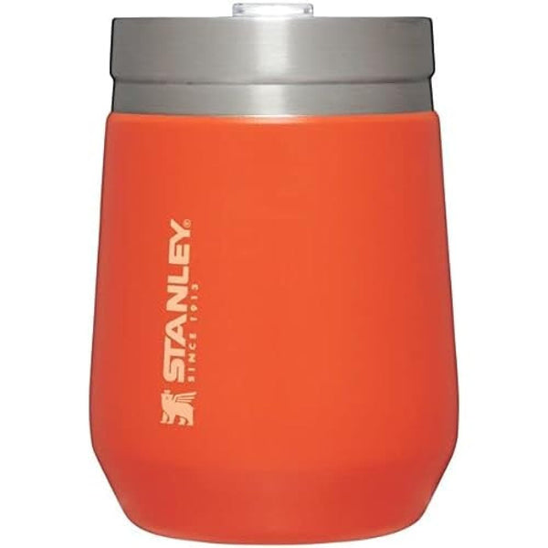 Stanley GO Everyday Wine Tumbler 10 oz | Press Fit Drink Through Lid | Beverage, Coffee, and Cocktail Cup | Insulated Stainless Steel Wine Glass | BPA-Free | Tigerlilly
