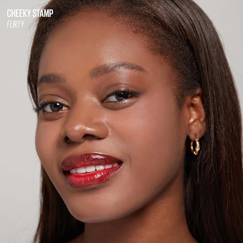 KAJA Blusher - Cheeky Stamp 06 Flirty | Kbeauty, Cute Makeup, Buildable & Blendable Shade with Heart-shaped Applicator, Sunkissed Finish, Travel size, Hygienic, Portable, Korean Makeup, 0.17 Oz