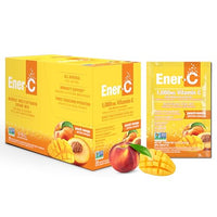 Thumbnail for Image 1 of Default Title for the product Ener-C Multivitamin Drink Mix, Healthy Energy - Peach Mango, 30 Count