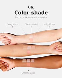 Thumbnail for Glint Dewy Highlighter (Diamond Veil, 0.08oz) - Luminous Glow, Infused with Micropearls, Shiny Illuminator. Rich Pigment & Silky Touch, Korean Makeup.
