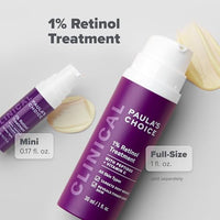 Thumbnail for Paula's Choice CLINICAL 1% Retinol Treatment Cream with Peptides, Vitamin C & Licorice Extract, Anti-Aging & Wrinkles, Travel Size. PACKAGING MAY VARY.