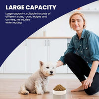 Thumbnail for SPOT Ceramic Stoneware- Pet Bowl for Medium and Large Dogs, Classic Heavy Duty Non-Slip Ceramic Bowl for Food and Water - 7.5in Diameter