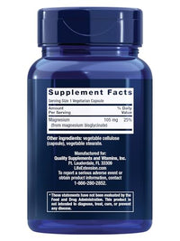 Thumbnail for Life Extension Magnesium Glycinate, Heart Health, Bone Health, Nerve and Muscle Support, Highly absorbable, Gluten-Free, Non-GMO, Vegetarian, 90 Capsules