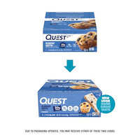 Thumbnail for Quest Nutrition Blueberry Muffin Protein Bars, 20g Protein, 2g Sugar, 5g Net Carb, High Fiber, Gluten Free, Keto Friendly, 12 Count