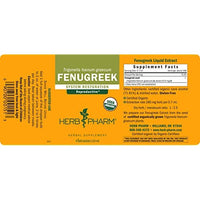 Thumbnail for Herb Pharm Certified Organic Fenugreek Liquid Extract for Female Reproductive Support - 4 Ounce