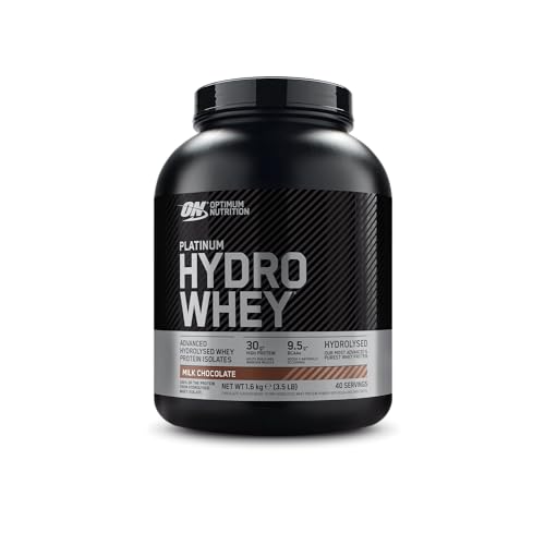 Image 1 of Default Title for the product Optimum Nutrition Platinum Hydrowhey Protein Powder, Turbo Chocolate, 3.6LB