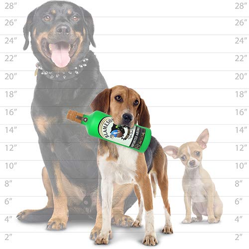 SILLY SQUEAKERS - Liquor Bottles - Dog Toy - 100% Vinyl. Made Durable & Strong. Novelty Play Toy. Many Bottles to Choose from and They Float (Blameson, Single)