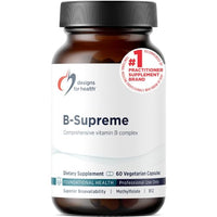 Thumbnail for Image 2 of 60 Count (Pack of 1) for the product Designs for Health Methylated Vitamin B Complex Supplement, 120 Capsules